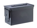 Caisse munitions Métal cal.50 - 33X18X23 cm - Noir