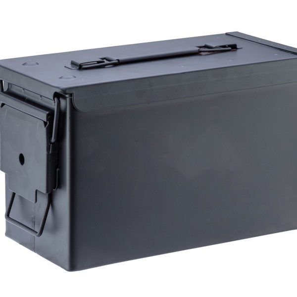 Caisse munitions Métal cal.50 - 33X18X23 cm - Noir