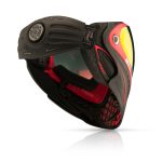 Masque Dye I4 PRO Meltdown rouge et noir - Rouge/Noir - obrazek 3