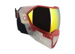 EVS Crystal SE Clear/Red Goggle with Fire Mirror Lens -