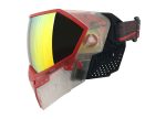 EVS Crystal SE Clear/Red Goggle with Fire Mirror Lens - - obrazek 2