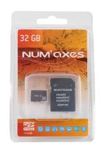 Num'Axes Carte micro SD 8 à 64 Go + adaptateur - MicroSD 64 Go