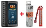 Pack batterie LiPo BO 7.4V Mini Tamiya ou T-Dean airsoft - 7.4V - Tamiya - obrazek 2
