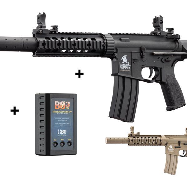 Réplique AEG LT-15 GEN2 PDW  pack complet - AEG LT-15 PDW NOIR