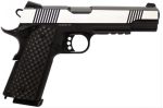 GBB Pistol 1911 MEU Rail Raven full metal gaz 1,0J silver slide - - obrazek 2