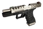 Réplique GBB VX0100 hex cut Noir/Silver - REP GBB AW VX0100 HEX CUT - NOIR  !! px NET !! - obrazek 4