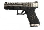 Réplique GBB VX0100 hex cut Noir/Silver - REP GBB AW VX0100 HEX CUT - NOIR  !! px NET !! - obrazek 2
