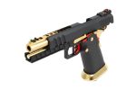 Réplique airsoft GBB HX2032 SEMI / FULL AUTO Noir & Or gaz 1.0J - - obrazek 4