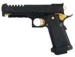 Réplique Hi-Capa 5.1 HX2701 full gaz GBB noir et or - REP GBB AW HX2701 5.1 BLACK/GOLD - obrazek 3