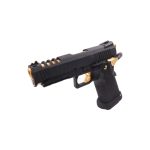 Réplique Hi-Capa 4.3 HX2711 full gaz GBB noir et or -