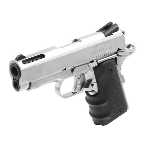Réplique pistolet airsoft 1911 Mini silver gaz GBB - Pistolet 1911 mini silver