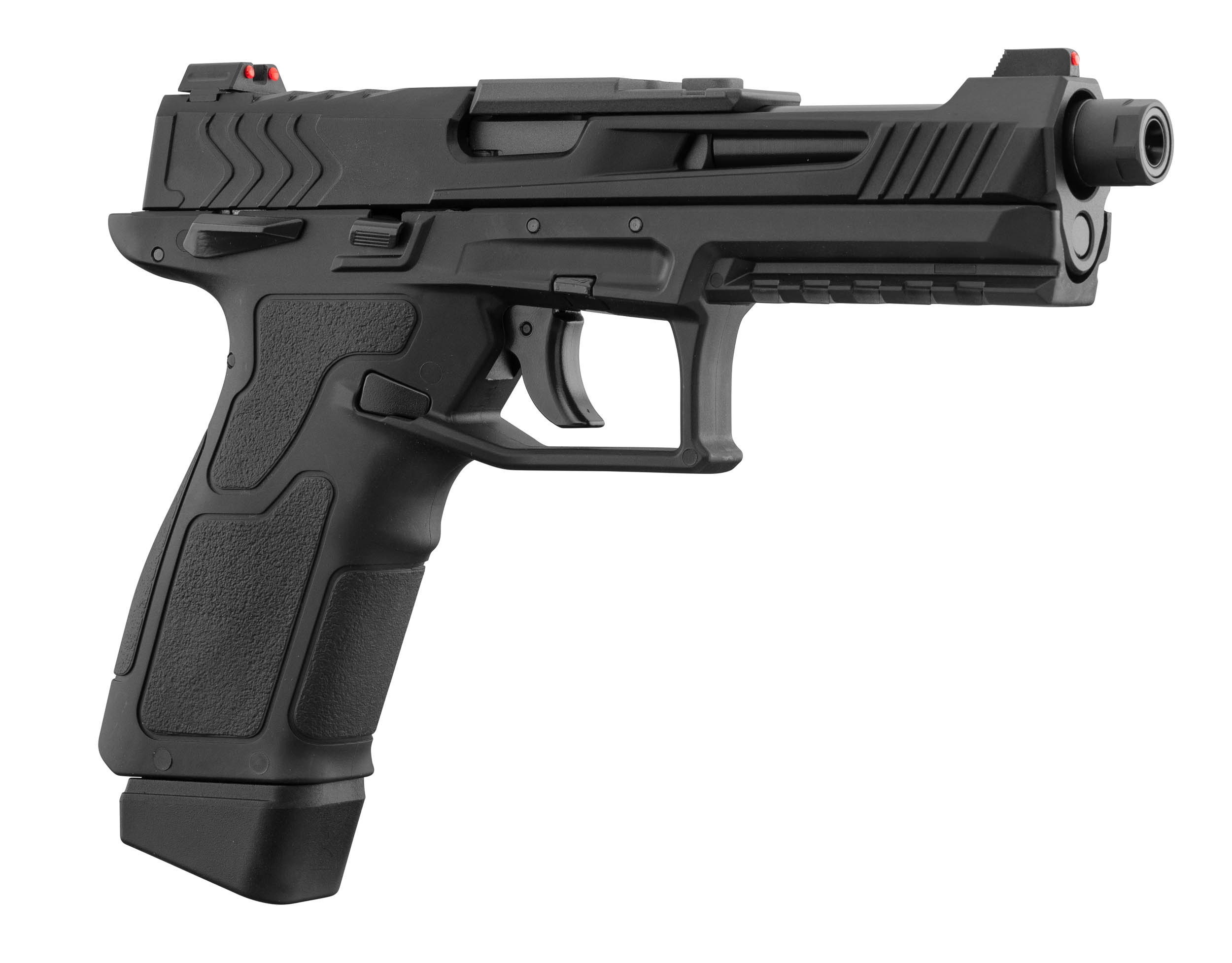 PG9020-03 GBB Lancer Tactical LTX Competition airsoft pistol Black - REP LT PISTOLET COMPETITION BLACK - obrazek 1