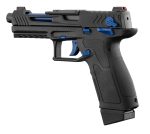 LTX Competition Tactical GBB Pistol for Airsoft, Black/Blue - Black / Blue - obrazek 6