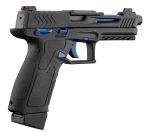 LTX Competition Tactical GBB Pistol for Airsoft, Black/Blue - Black / Blue - obrazek 7