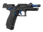 LTX Competition Tactical GBB Pistol for Airsoft, Black/Blue - Black / Blue - obrazek 2