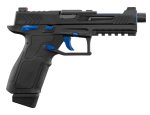 LTX Competition Tactical GBB Pistol for Airsoft, Black/Blue - Black / Blue - obrazek 4