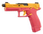 GBB Lancer Tactical LTX Competition airsoft pistol Red / Yellow - Red / Gold - obrazek 2