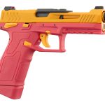 GBB Lancer Tactical LTX Competition airsoft pistol Red / Yellow - Red / Gold