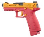 GBB Lancer Tactical LTX Competition airsoft pistol Red / Yellow - Red / Gold - obrazek 5