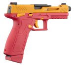 GBB Lancer Tactical LTX Competition airsoft pistol Red / Yellow - Red / Gold - obrazek 6