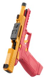 GBB Lancer Tactical LTX Competition airsoft pistol Red / Yellow - Red / Gold - obrazek 9