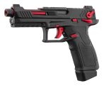 GBB Lancer Tactical LTX Competition airsoft pistol Black/Red - Black / Red - obrazek 3