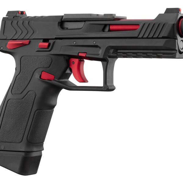 GBB Lancer Tactical LTX Competition airsoft pistol Black/Red - Black / Red