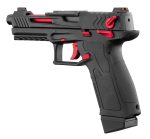 GBB Lancer Tactical LTX Competition airsoft pistol Black/Red - Black / Red - obrazek 7