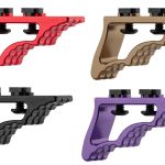 Angle Grip Aluminium CNC M-LOK / Keymod - ROUGE
