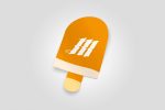 Autocollant MONK 'Orange Ice Cream' - - obrazek 2