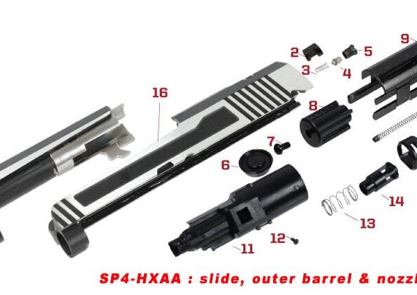 Pièces origine culasse, canon, pompe et cage série HX - VIS CAGE NOZZLE N°5