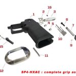 Pièces origine pour série HX grip complet - HAND STOP N°12