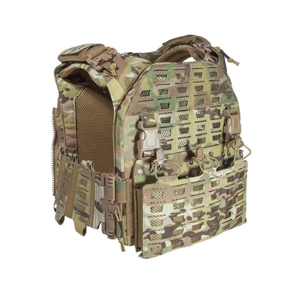 Gilet tactique porte-plaques Drake MK4 - Corso Tactical - Noir