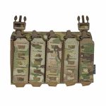 Porte chargeur frontal MP5 / MP7 MOLLE pour gilet tactique - Noir