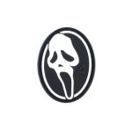 ARKTIS Velcro Patch GhostFace - Phosphorescent Black/White