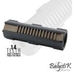 Balystik lightweight 14 teeth steel piston for AEG