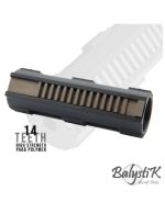 Balystik lightweight 14 teeth steel piston for AEG