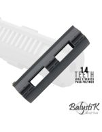Balystik lightweight 14 teeth steel piston for AEG - obrazek 3