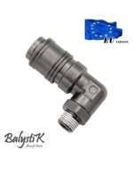 BalystiK rotating elbow coupler with 1/8 NPT male thread - EU