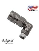 BalystiK rotating Elbow coupler with 1/8 NPT male thread - US