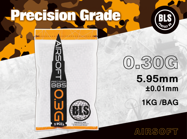 bb2003 Billes BLS STD 6mm 0.30G - Sachet 1 kg - 0.30g BLS - obrazek 1