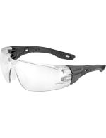 Bolle RUSH+ 2.0 M/L Hydrophobic treatment Safety glass - Black / Clear - obrazek 2