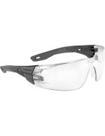 Bolle RUSH+ 2.0 M/L Hydrophobic treatment Safety glass - Black / Clear