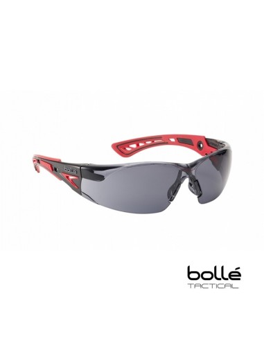 bolle-rush-polycarbonate-safety-glasses-smoke Bolle RUSH+ Polycarbonate Safety Glasses (smoke) - obrazek 1