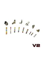 CTM Tactical AAP-01 Stainless Steel Hammer Set with Fire Pin Lock V2 - Silver / Rainbow - obrazek 2