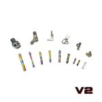 CTM Tactical AAP-01 Stainless Steel Hammer Set with Fire Pin Lock V2 - Silver / Rainbow