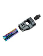 CTM Tactical CNC Compensator for Hi-Capa - Black / Electroplated Rainbow - obrazek 6
