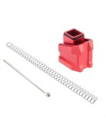 CTM tactical CNC Magazine Extension Plate for AAP-01 / We Glock - Red - obrazek 3