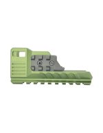 CTM Tactical Extended rail blast shield for AAP-01 - Army Green - obrazek 2