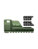 CTM Tactical Extended rail blast shield for AAP-01 - Army Green - obrazek 6